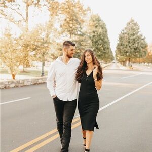 Banana Republic Sleeveless Black Ribbed Dress